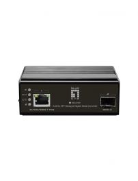 IGC-0101 RJ45 to SFP Gigabit Industrial Media Converter, PoE at/af,-40°C to 75°C