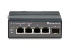 IGP-0502 5-PORT GIGABIT INDUSTRIAL SWITCH, 802.3at/af PoE, DIN-Rail, -40°C to 75°C, 120W