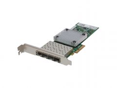 GNC-0124 Gigabit Fiber PCle Network Card, Quad SFP, PCle x4