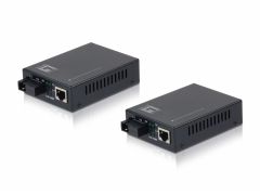 FVT-2202 RJ45 to SC BIDI Fast Ethernet Media Converter Set, Single-Mode Fiber, 1310nm/1550nm, 20km