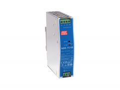 POW-4822 48V DC Industrial Power Supply, 75W, DIN-Rail,-20 ~ +70 ℃