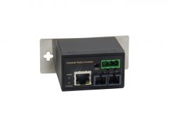 IEC-4001 RJ45 to SC Fast Ethernet Industrial Media Converter, Multi-Mode Fiber, 1310nm, 2km, -40°C to 75°C
