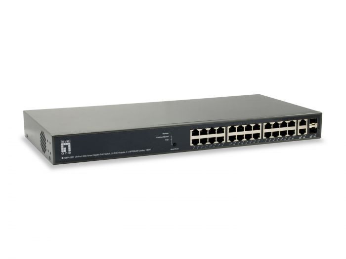 Web Smart Gigabit PoE Switch / 26-Port - GEP-2651