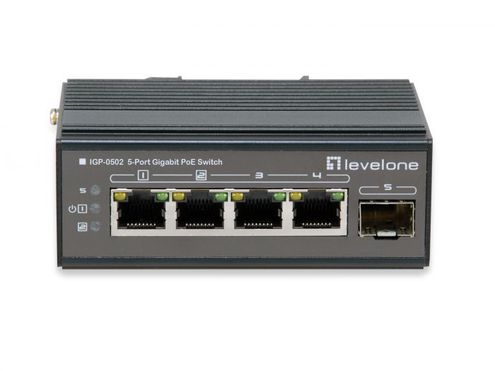 Gigabit Industrial PoE Switch / 5-Port - IGP-0502